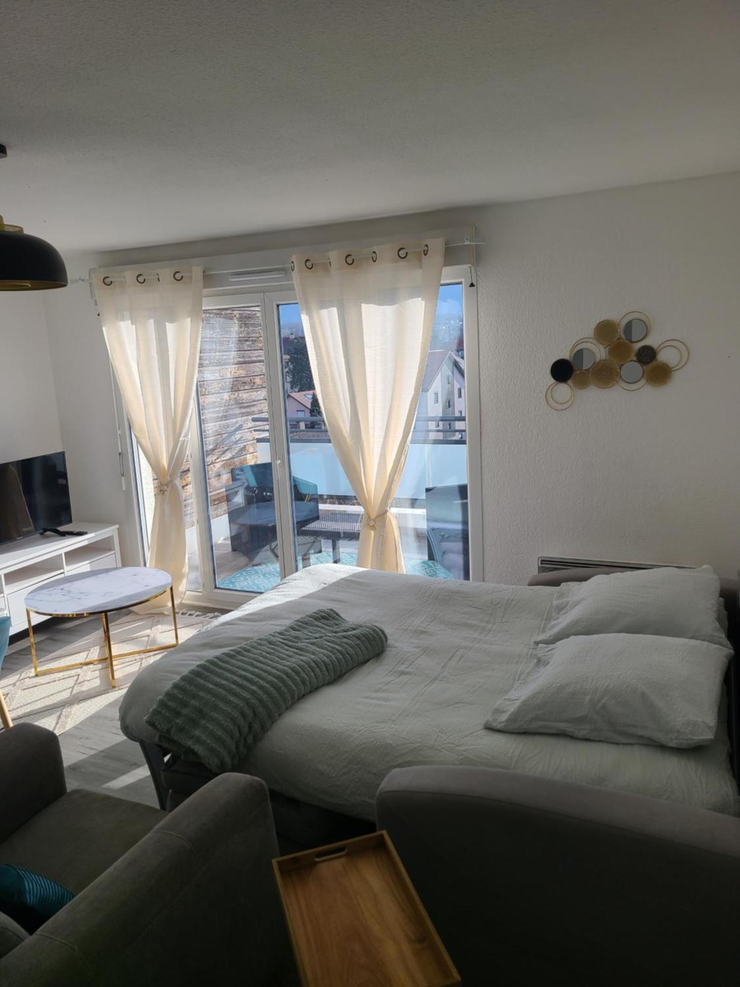 Apartamento Joli T2 Proche Gare Avec Vue Annemasse Exterior foto